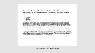 Google Analytics Certification Exam Answers With Explanations - Latest exam version GA4
