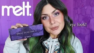 Melt Cosmetics Smoke Sessions II palette | going through my melt palette | quickey eye look 