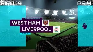 FIFA 19 - West Ham United vs Liverpool Gameplay Premier League