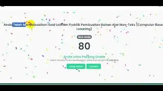 Latihan 3.4 Praktik Pembuatan Bahan Ajar Non-Teks (Computer Based Learning)