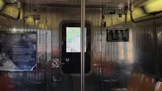 NYC Subway HD: Westinghouse Electric 1447J DC Traction Motor Dynamic Brakes on R68 B Train