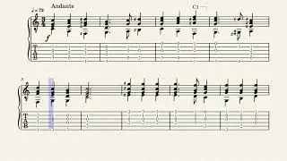 America &ndash; Henry Carey (1687 - 1743) - Tablature
