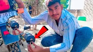 Splendor Bike Silencer to Bullet Bike Silencer (Royal Enfield) Science Experiments | How to make ?
