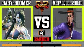 SFV CE 🥋 Baby-Boomer (seth) VS (F.A.N.G) RSN | MetalQueerSolid