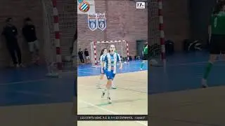 LEmpat que sap a Vict&ograve;ria de SD ESPANYOL Canal 17 A contra LES CORTS UBAE. A.E. B 4-4