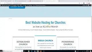 The Best Website Hosting For Churches - As Low As $2.49 a Month