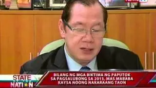 SONA: Bilang ng mga biktima ng paputok sa pagsalubong sa 2013, mas mababa kaysa noong nakaraang taon