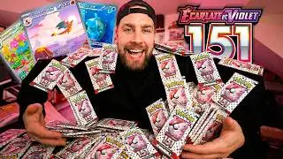 J'ouvre 151 boosters 151 ! (j'ai la chance de ma vie en plus)