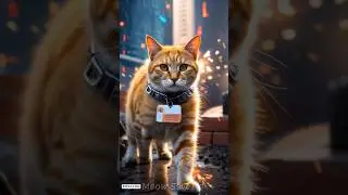 Epic Sci-Fi Cat Walk 🐾 #CatVideo #shorts