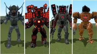 Garry's Mod Mecha Warfare - Total Destruction! #skibiditoilet #cameraman #endygarry #robot
