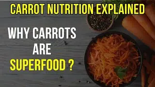 Carrot Nutrition Explained : Why Carrots Are a Superfood #superfood #carrot #healthyhabits #trend