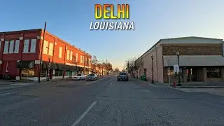 Delhi Louisiana Driving Through