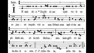 In medio Ecclesiae, григорианский хорал, григорианский хор базилики Святой Екатерины, Петербург