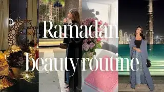 Ramadan beauty routine 2025 | how to look pretty without makeup | Ramadan skincare tips | Arab