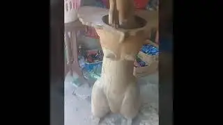 Madera tallada / repisa /pilon