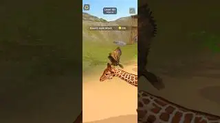 Giraffe head got damaged😱#shorts #viralshort #trending #hawk #attack #head #DreamcricketAI #ytshorts