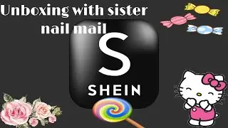 SHEIN haul nails and junk charms also sharing sister nail mail 💅💅✉️✉️#unboxing #nails