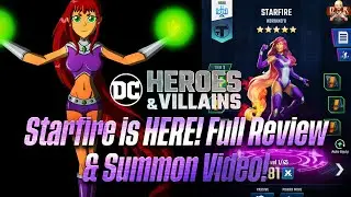 [DC Heroes and Villains] - Starfire & Blue Beetle are here! Full Review & WILD SUMMONS!