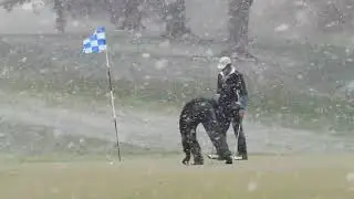 Golfers in Upstate New York Refuse to Let Rare May Snowfall Stop Their Game