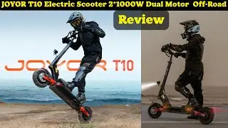 JOYOR T10 Electric Scooter two 1000W brushless motors  speed of up to 65 km/h  range of up to 70 km