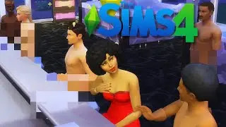 SCARLET'S FIRST PARTY, WHY IS EVERYBODY NAKED?! | SIMS 4 EP 3