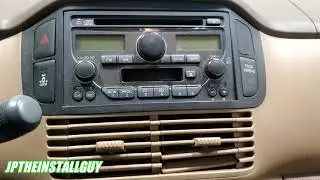 2005 honda pilot radio removal and CD player install
