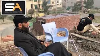 5 marla house construction stages in DHA Rahbar 11 by SA Builders