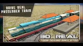 Real Train Drive Simulator 3D - Gameplay Video