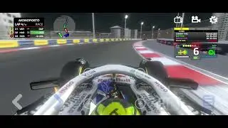 Isaac Hadjar gets a poduim at the Vegas GP!: Monoposto 2025 Race Gameplay