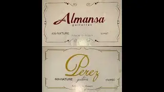 Обзор гитар Perez 600 Natur и Almansa 400 Natur кедр массив