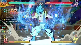 DBFZ Blue Gogeta Solo TOD Combo