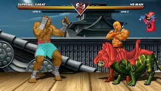 SUPREME SAGAT vs HE MAN | DEATH BATTLE‼️