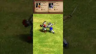 Elite Eagle Warrior (Aztecs) vs Elite Huskarl (AoE2) #Shorts