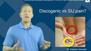 Clip - Lumbar course: Discogenic vs SIJ pain... COMBINATION?