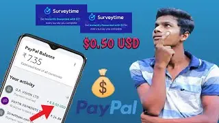 Surveytime.io | loot new survey website | per survey $0.50 paypal cash