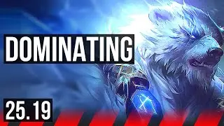 VOLIBEAR vs SETT (TOP) | Dominating | NA Master | 25.19