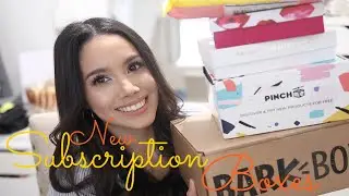 NEW SUBCRIPTION BOXES // 2020