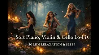Lo-Fi Piano, Violin & Cello for Sleep 🌙 | Deep Calm & Emotional Rest (30 Min)