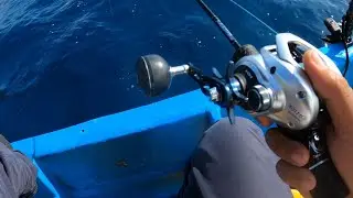 SHIMANO TRANX 301HG tes kenyamanan dikedalaman (80 meter)
