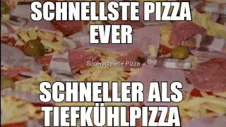 Frische Pizza in unter 19 Minuten -Backpulver Pizzateig- Schneller als Tiefk&uuml;hlpizza