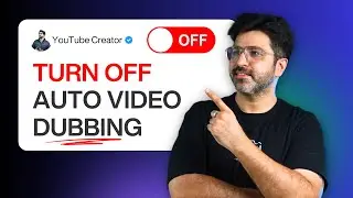 How to Turn OFF Auto Dubbing in YouTube Videos - Mobile and PC