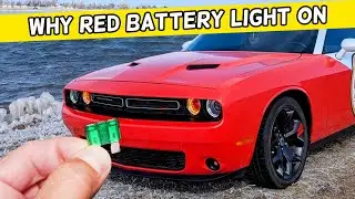 Why Red Battery Light ON, Red Flashing Thunder Battery Light On Dodge Challenger