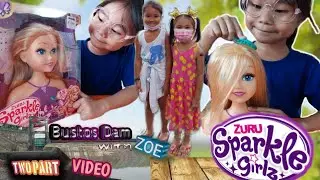 ZURU SPARKLE GIRLZ. let's style her hair...