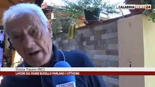GIOIA TAURO (RC): LAVORI SUL FIUME BUDELLO PARLANO I CITTADINI
