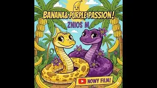 Amazing Banana & Purple Passion Ball Python - Znios M