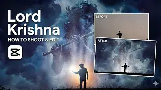 Lord Krishna Trending Reels Editing | Sky Changing Krishna Ji CapCut Tutorial |