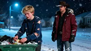 Homeless Gay Teen Digging in the Trash on Christmas Night&hellip; Until a Cowboy Stepped In