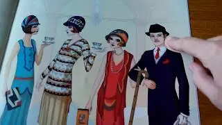 1920s Fashion - Sticker Book Browsing