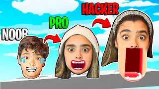 NOOB VS PRO VS HACKER NAS CABEÇAS SALTITANTES !!! - (Hopping Head)