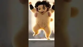 pika pika pikachu turn into baby Michael Jackson #pikachu #cute#funny#michaeljackson#viralshorts